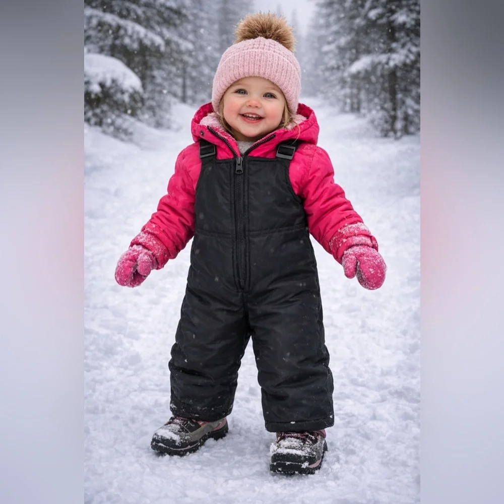 Carter’s Toddler Snow Bib Overalls | Insulated Winter Pants | 2T